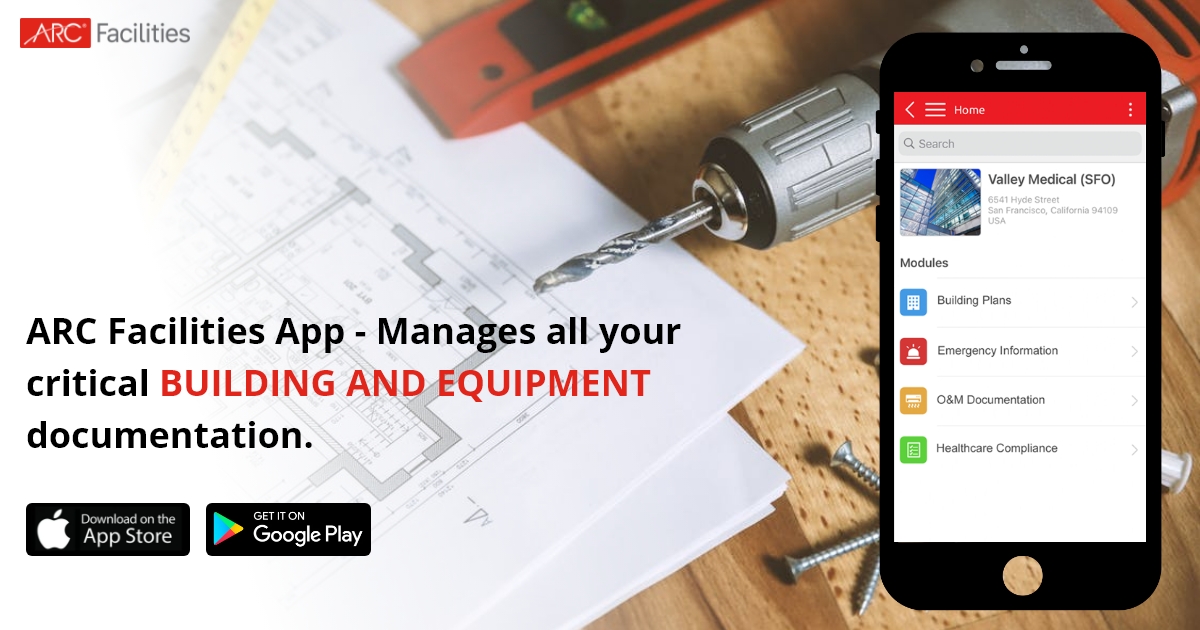 Manages all critical building and equipment documentation with app